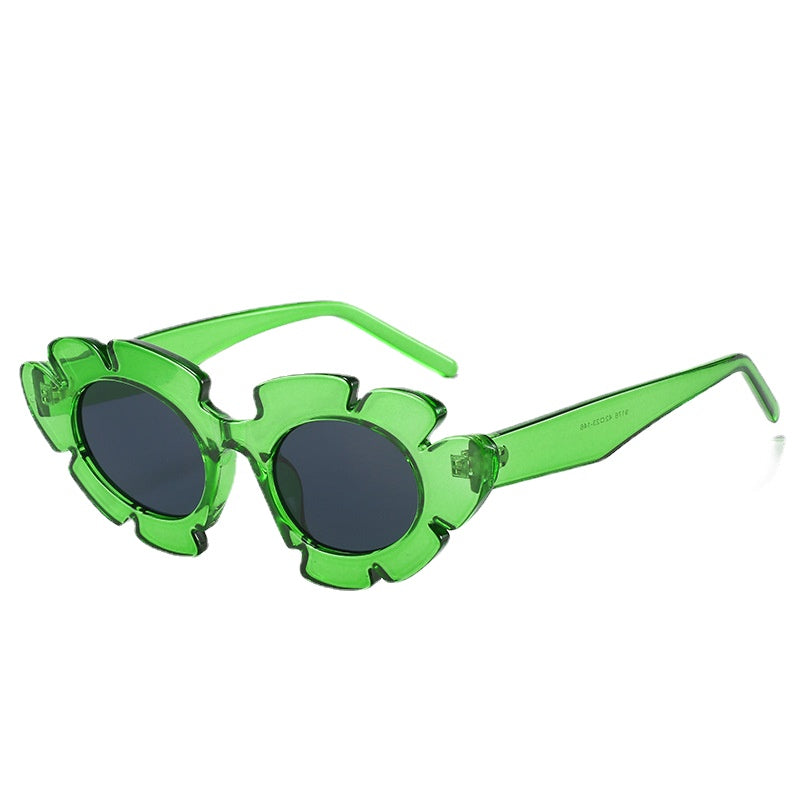 Gafas de sol de PC de crisantemo de gelatina al por mayor